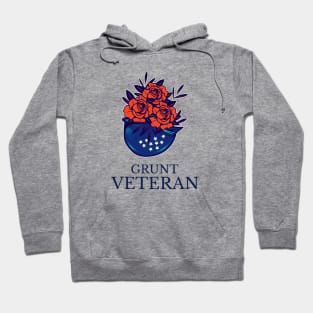 Army Veteran / Grunt / Boots / Military / USA Hoodie